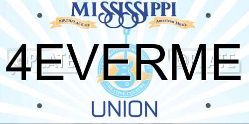 4EVERME Mississippi License Plate