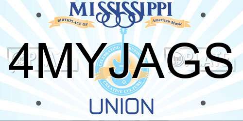 4MYJAGS Mississippi License Plate