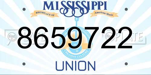 8659722 Mississippi License Plate