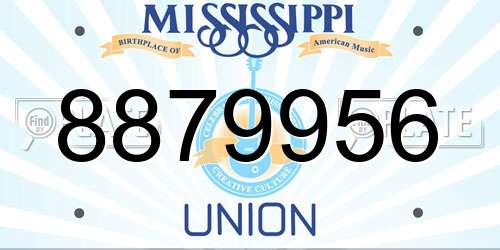 8879956 Mississippi License Plate