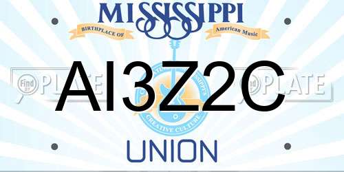 AI3Z2C Mississippi License Plate