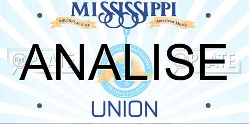 ANALISE Mississippi License Plate