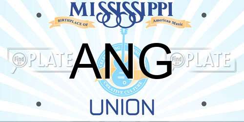 ANG Mississippi License Plate