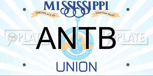 ANTB Mississippi License Plate
