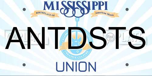 ANTDSTS Mississippi License Plate