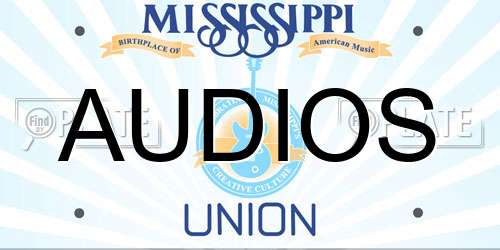 AUDIOS Mississippi License Plate