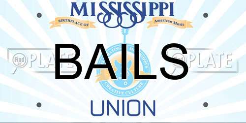 BAILS Mississippi License Plate