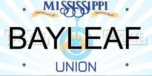 BAYLEAF Mississippi License Plate