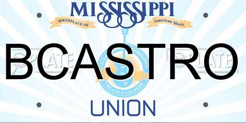 BCASTRO Mississippi License Plate