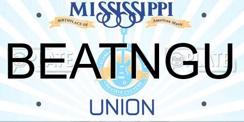 BEATNGU Mississippi License Plate