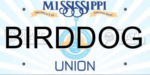 BIRDDOG Mississippi License Plate
