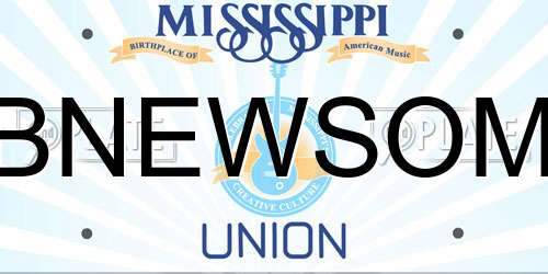BNEWSOM Mississippi License Plate