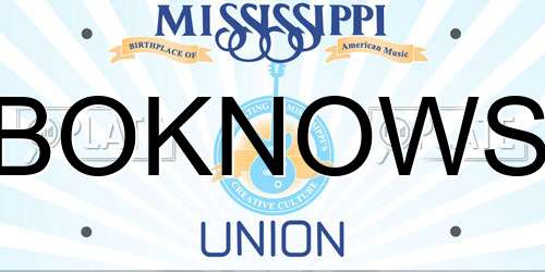 BOKNOWS Mississippi License Plate