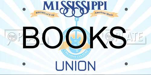 BOOKS Mississippi License Plate