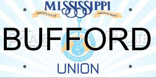 BUFFORD Mississippi License Plate