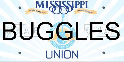 BUGGLES Mississippi License Plate