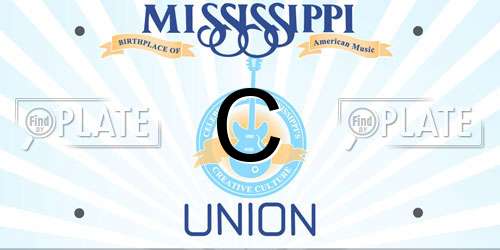 C Mississippi License Plate