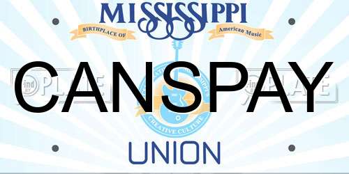CANSPAY Mississippi License Plate