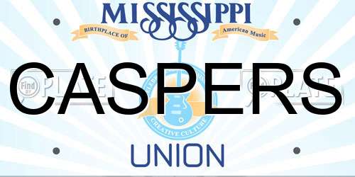 CASPERS Mississippi License Plate