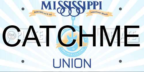 CATCHME Mississippi License Plate