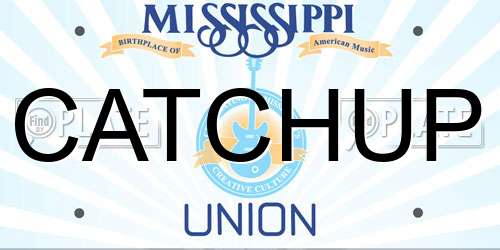 CATCHUP Mississippi License Plate