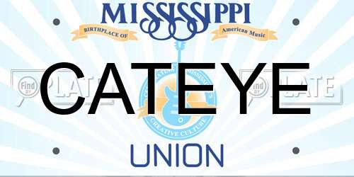 CATEYE Mississippi License Plate