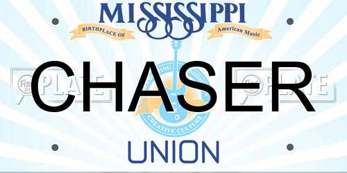 CHASER Mississippi License Plate