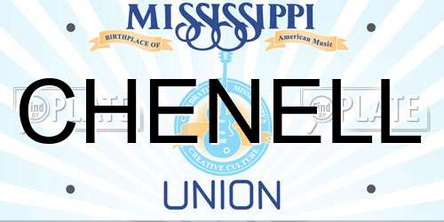 CHENELL Mississippi License Plate