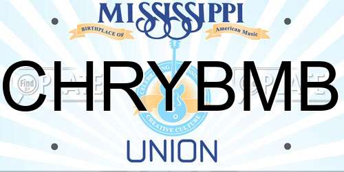 CHRYBMB Mississippi License Plate