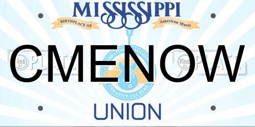 CMENOW Mississippi License Plate
