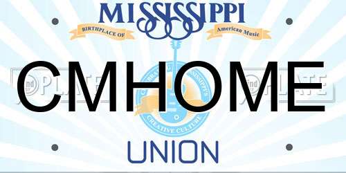 CMHOME Mississippi License Plate