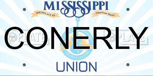 CONERLY Mississippi License Plate