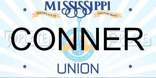 CONNER Mississippi License Plate