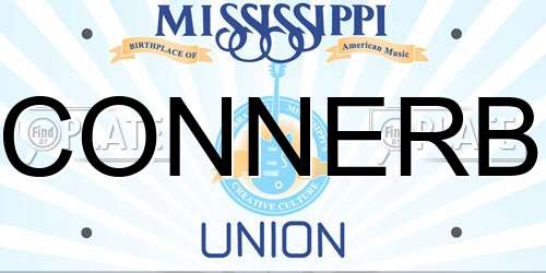 CONNERB Mississippi License Plate