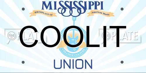 COOLIT Mississippi License Plate
