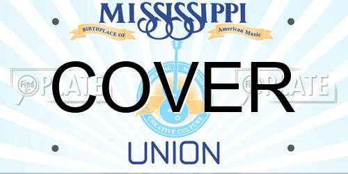 COVER Mississippi License Plate