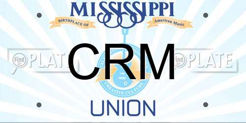 CRM Mississippi License Plate