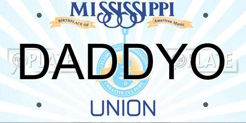 DADDYO Mississippi License Plate