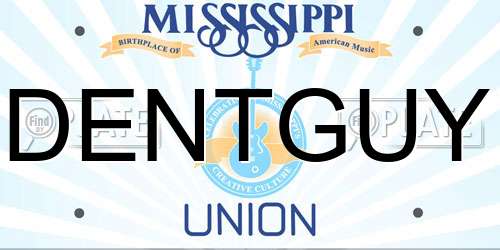 DENTGUY Mississippi License Plate