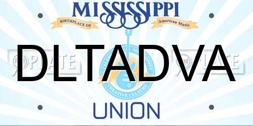 DLTADVA Mississippi License Plate