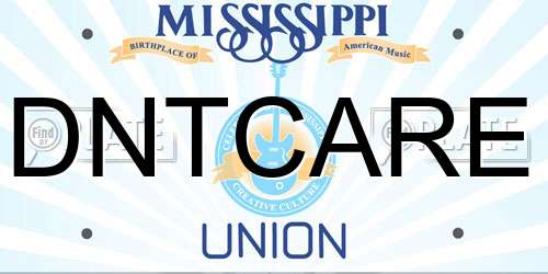 DNTCARE Mississippi License Plate