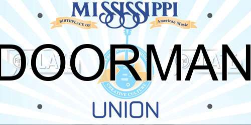 DOORMAN Mississippi License Plate