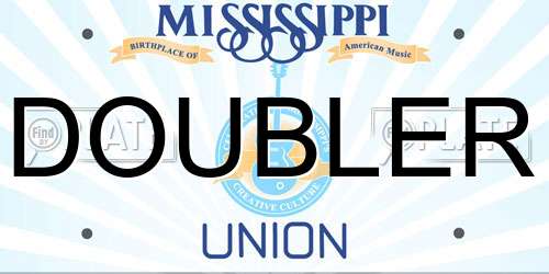 DOUBLER Mississippi License Plate