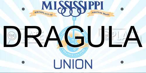 DRAGULA Mississippi License Plate