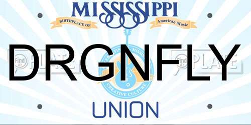 DRGNFLY Mississippi License Plate