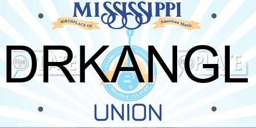 DRKANGL Mississippi License Plate