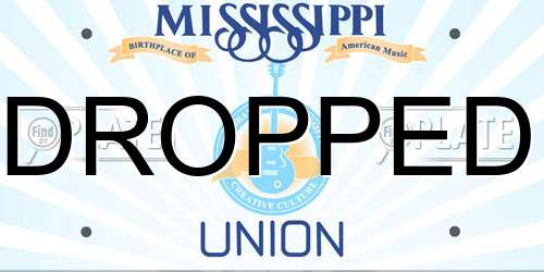 DROPPED Mississippi License Plate