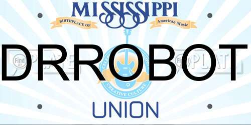 DRROBOT Mississippi License Plate