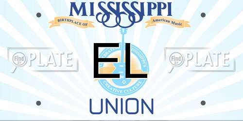 EL Mississippi License Plate