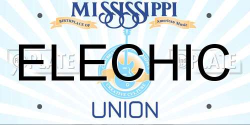 ELECHIC Mississippi License Plate
